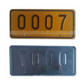 Alta Qualidade Por Atacado New Style Check Car Number Plate